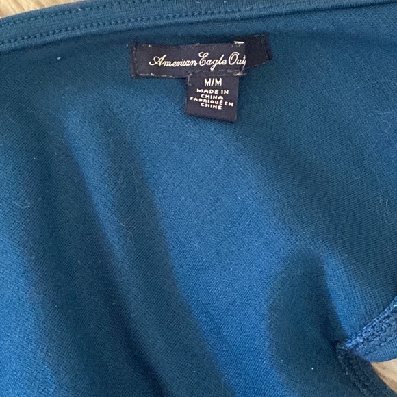 Blue Mid Length V-Back Dress 👗 - Picture 3 of 4